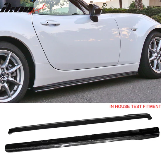 2016-2020 Mazda MX5 Miata CS Style Side Skirts Carbon Fiber