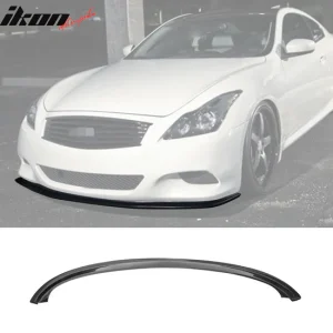 2008-2014 Infiniti G37 Coupe ST Style Front Bumper Lip Carbon Fiber