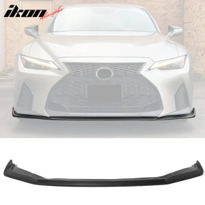 2021-2023 Lexus IS350 F Sport Front Lip Spoiler Black ABS