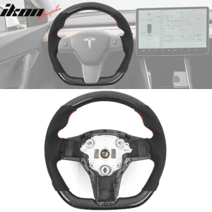 2017-2023 Tesla 3 Y Carbon Fiber Steering Wheel