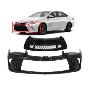 Bumper Cover & Grille for Toyota Camry 2015-2017