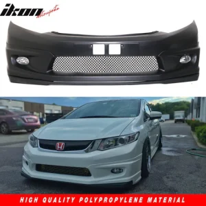 2012-2015 Honda Civic 9th Gen FB6 Front Bumper Lip Conversion Foglight