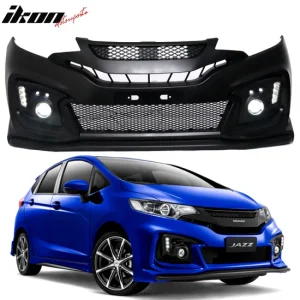 2015-2016 Honda Fit GK5 Jazz Front Bumper Conversion DLR Foglight PP